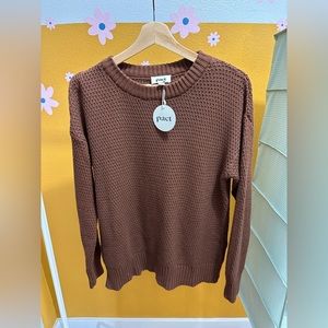BRAND NEW HONEYCOMB SWEATER